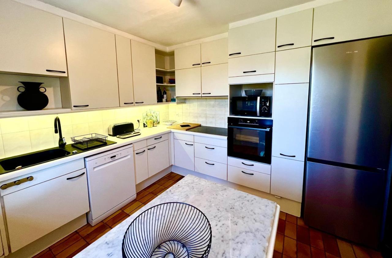 Entre Nice Et Monaco Grande Villa Avec Piscine Privee 12 Personnes Drap Exterior foto