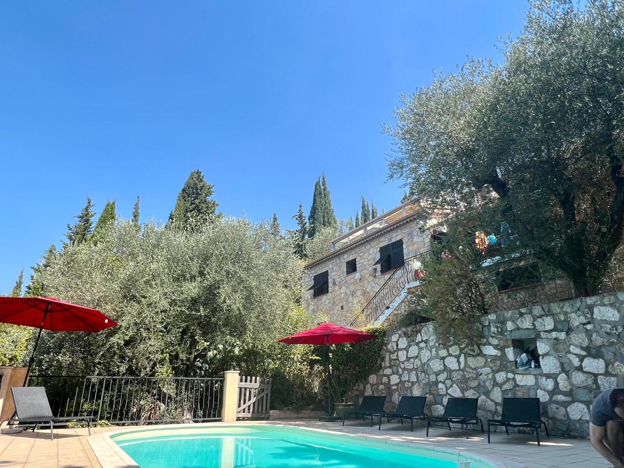 Entre Nice Et Monaco Grande Villa Avec Piscine Privee 12 Personnes Drap Exterior foto